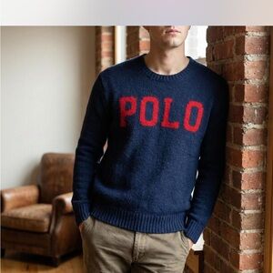 Polo by Ralph Lauren Men's Navy Sweater